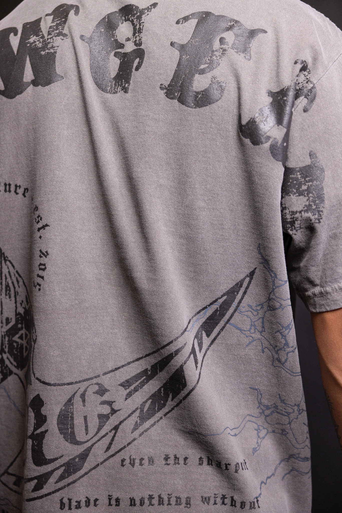Axe Tee - Vintage Grey