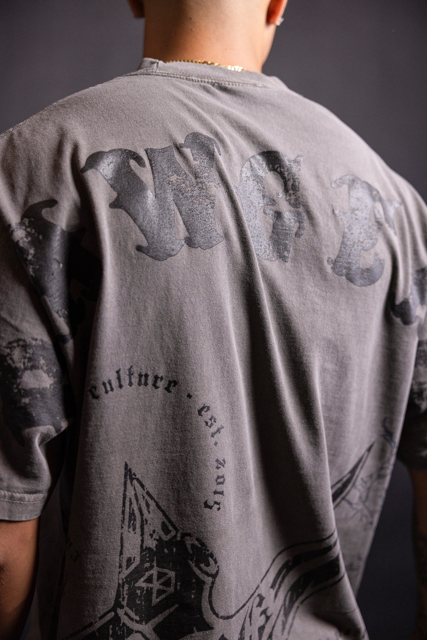 Axe Tee - Vintage Grey
