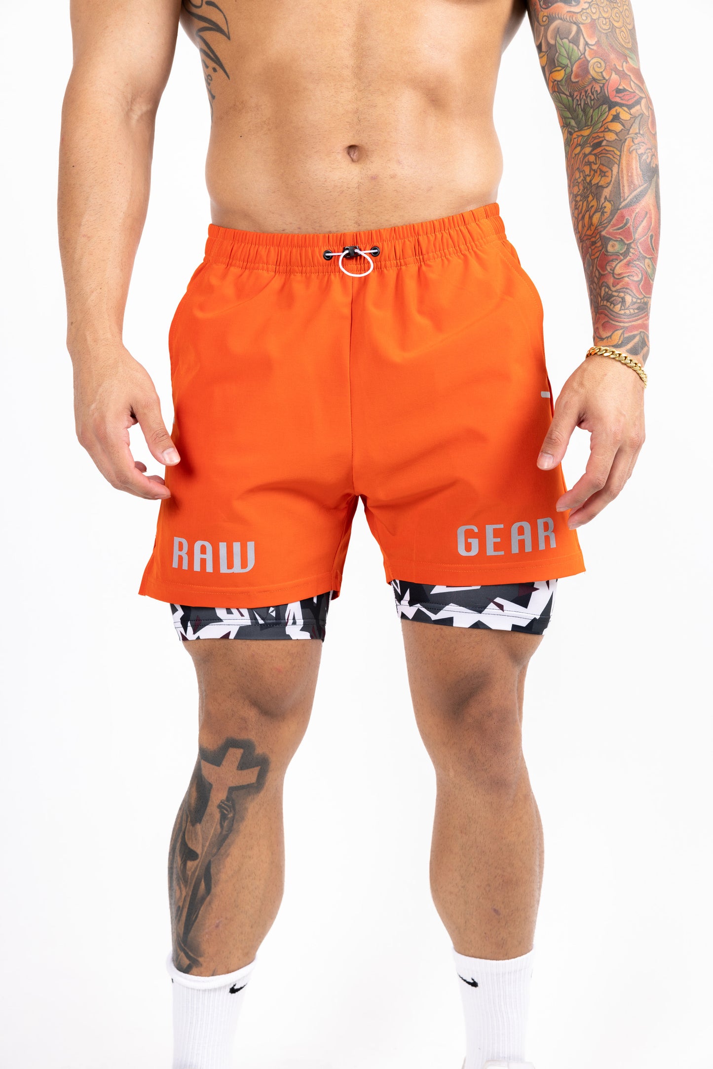 CAMO COMPRESSION SHORTS