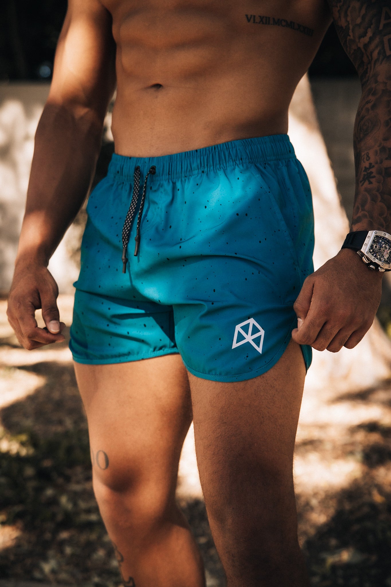 Rawgear dotted print shorts - RG116