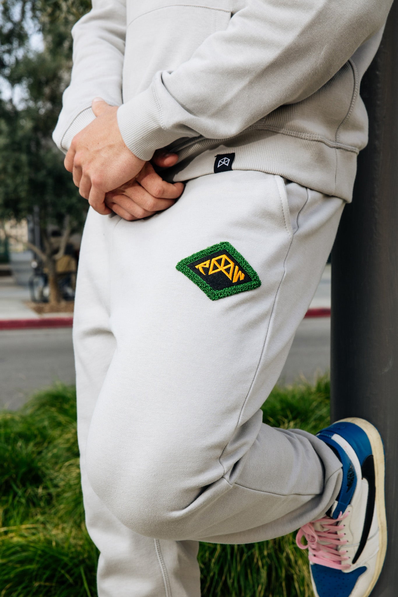 Diamond Chenille Patch Jogger