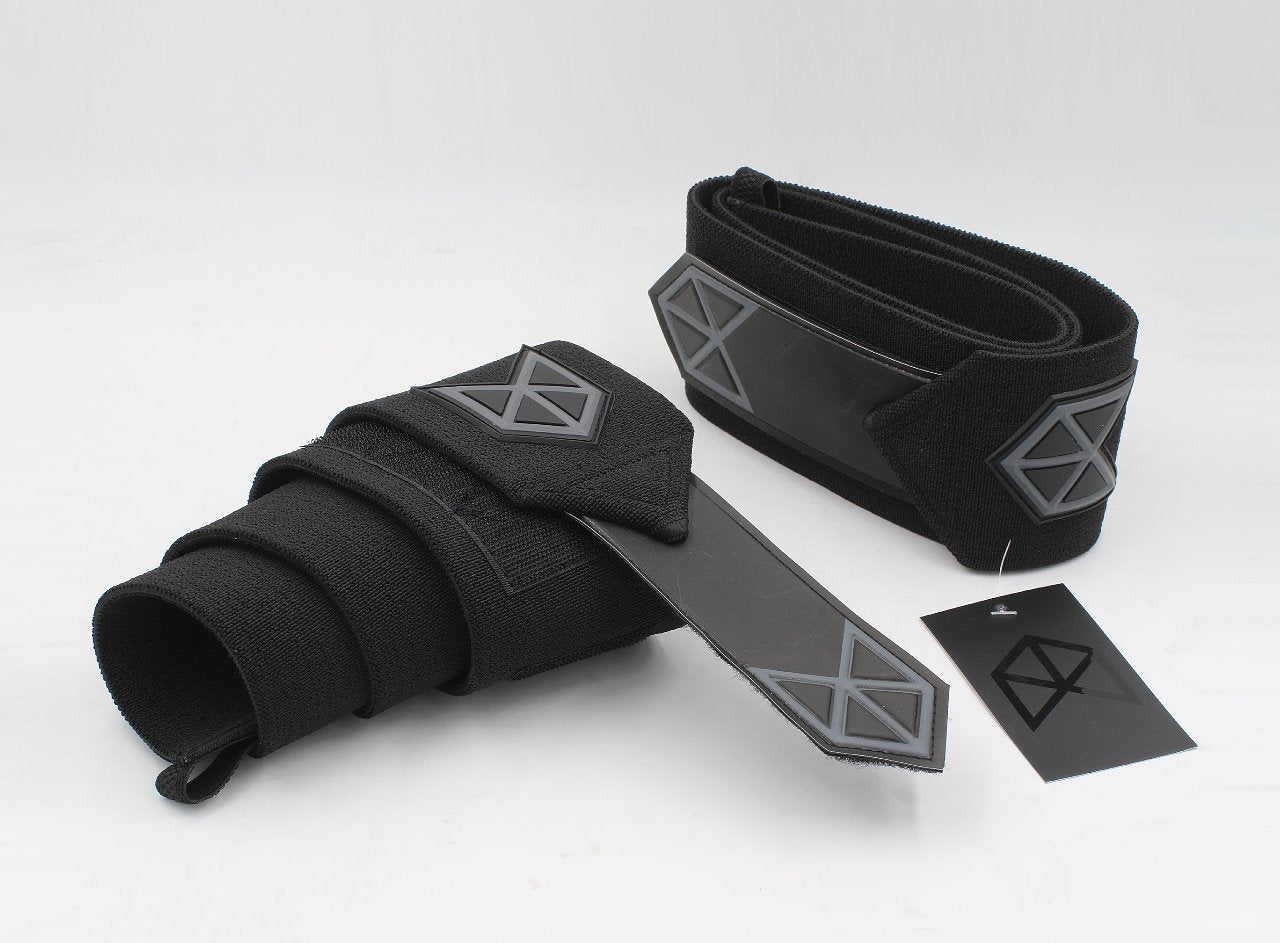 RAWGEAR Premium All Black Series - Heavy Duty Elbow Wraps 36"